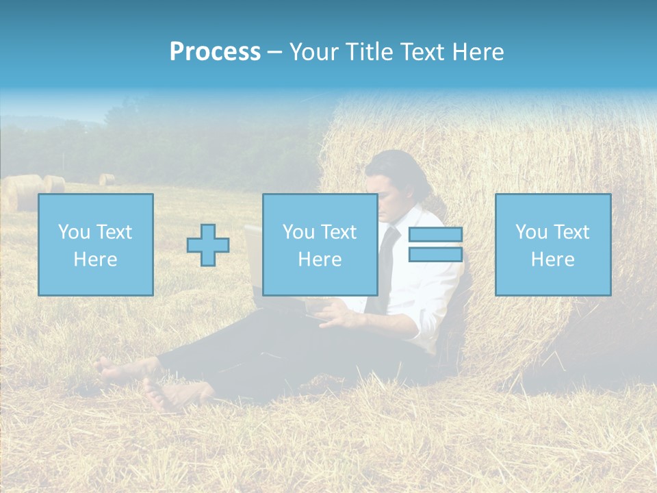 Farm Notebook Hay PowerPoint Template