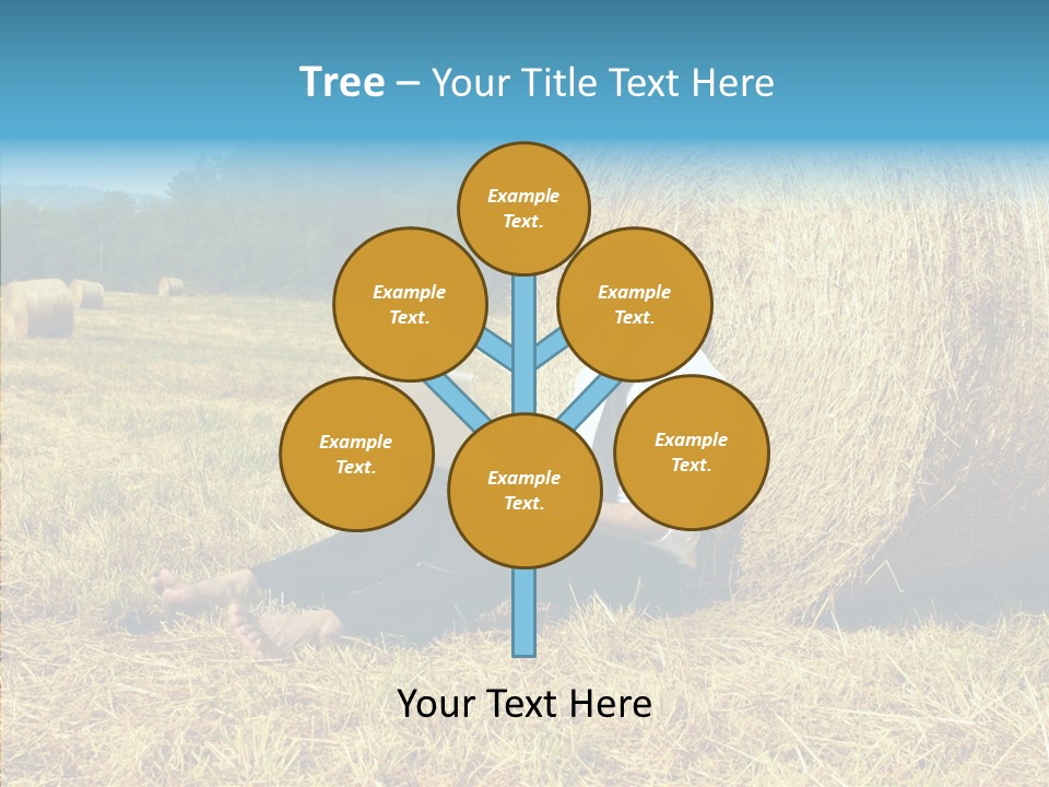 Farm Notebook Hay PowerPoint Template