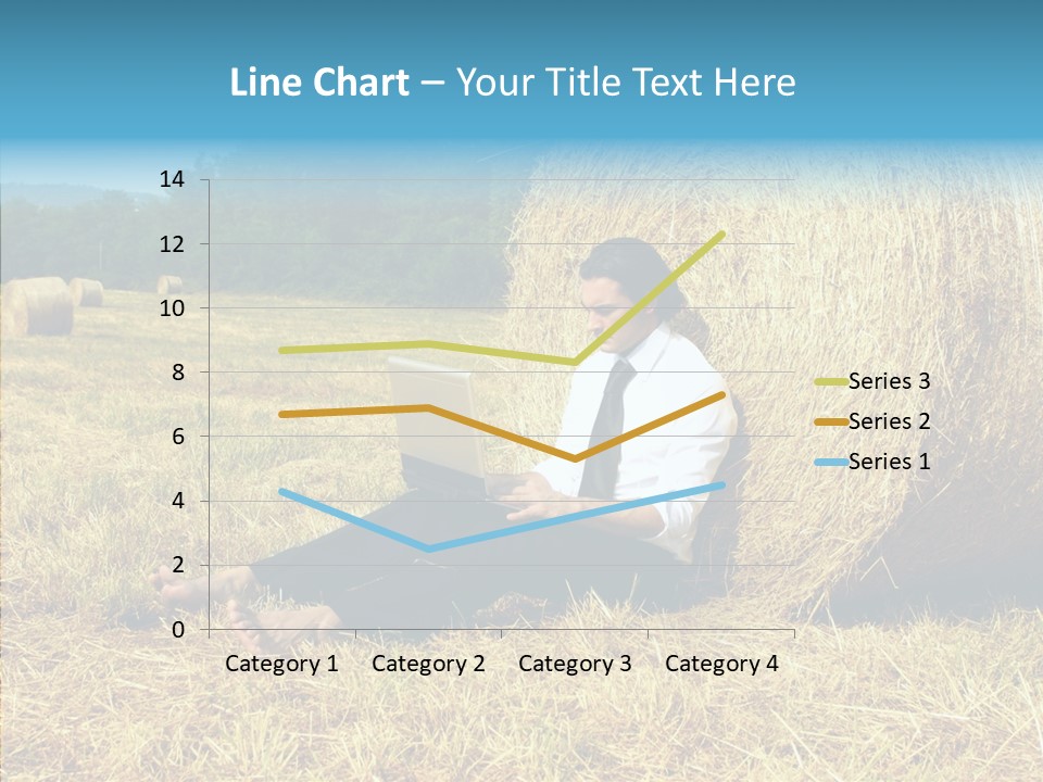 Farm Notebook Hay PowerPoint Template