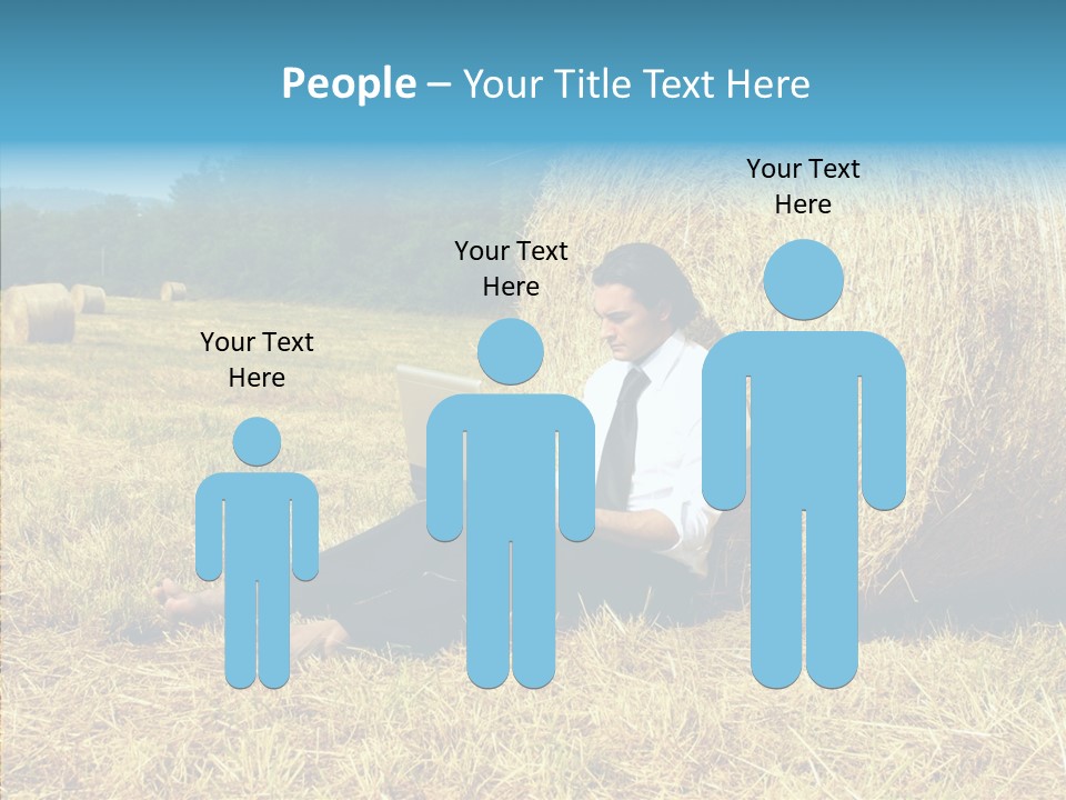 Farm Notebook Hay PowerPoint Template