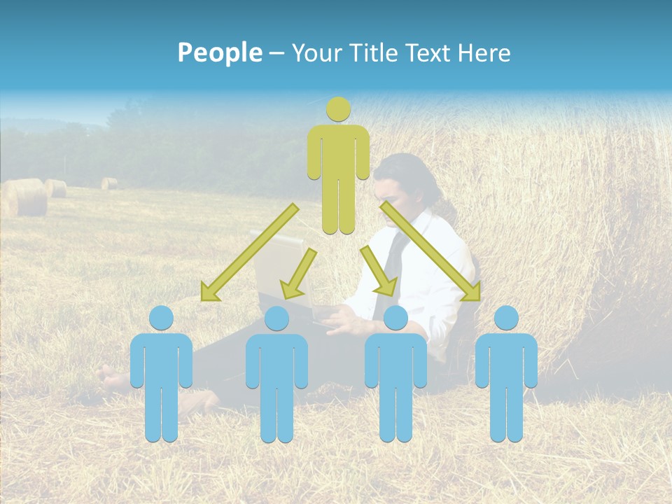 Farm Notebook Hay PowerPoint Template