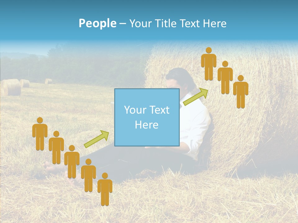 Farm Notebook Hay PowerPoint Template