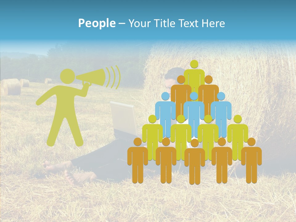 Farm Notebook Hay PowerPoint Template