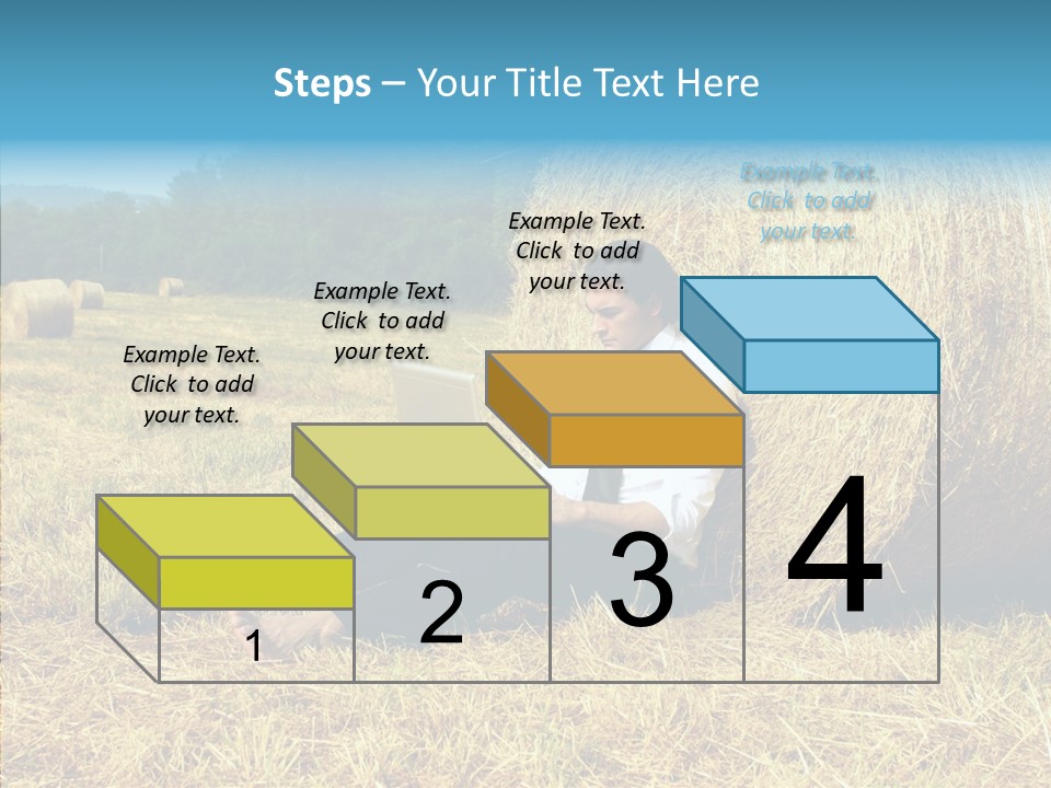 Farm Notebook Hay PowerPoint Template