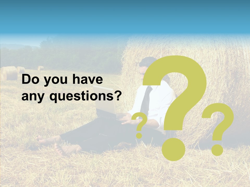 Farm Notebook Hay PowerPoint Template