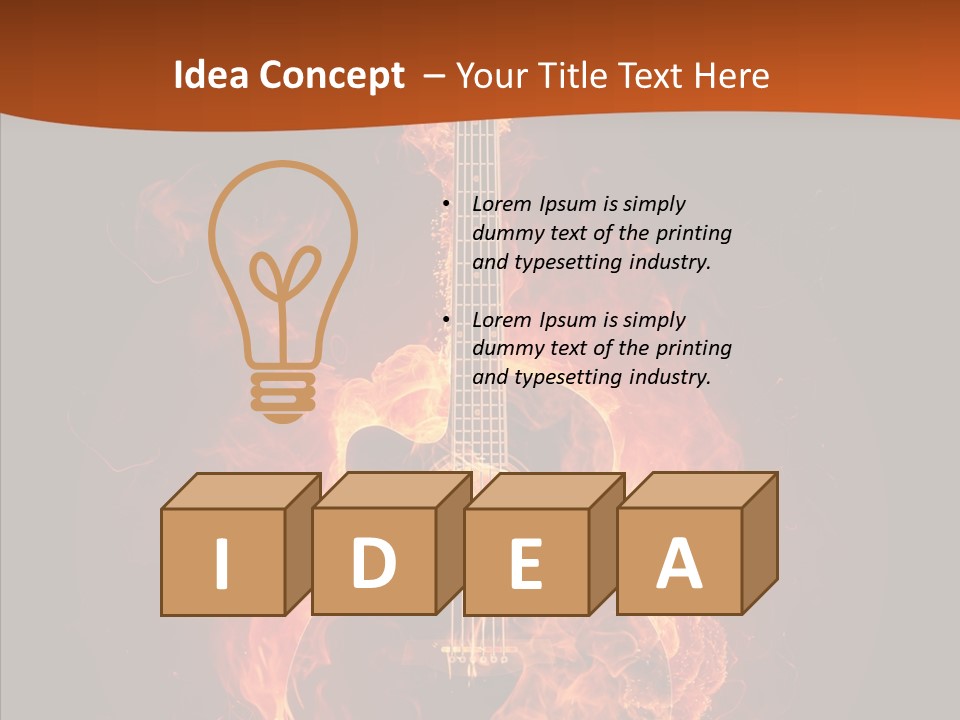 Black Idea Concept PowerPoint Template