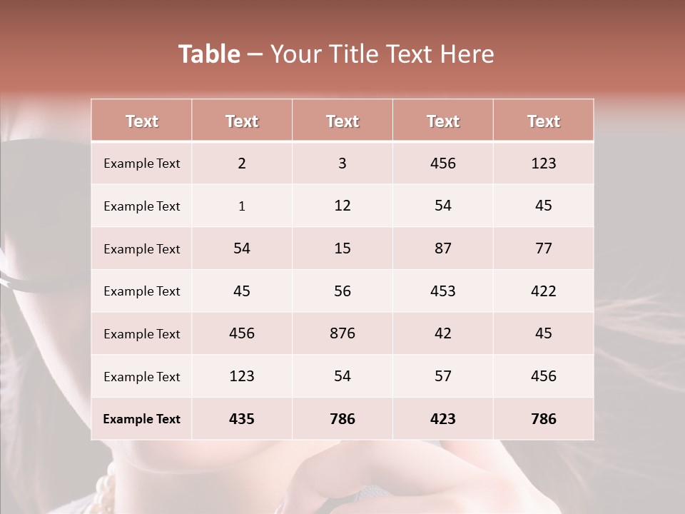 Black Hear Sunglasses PowerPoint Template