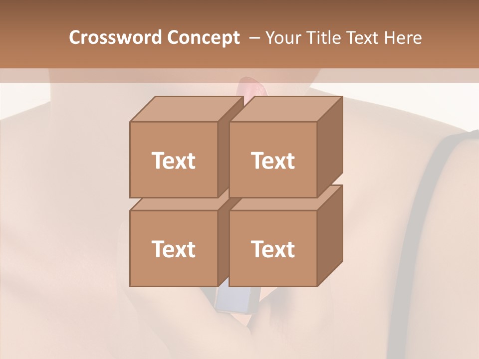 Happy Shot Girl PowerPoint Template