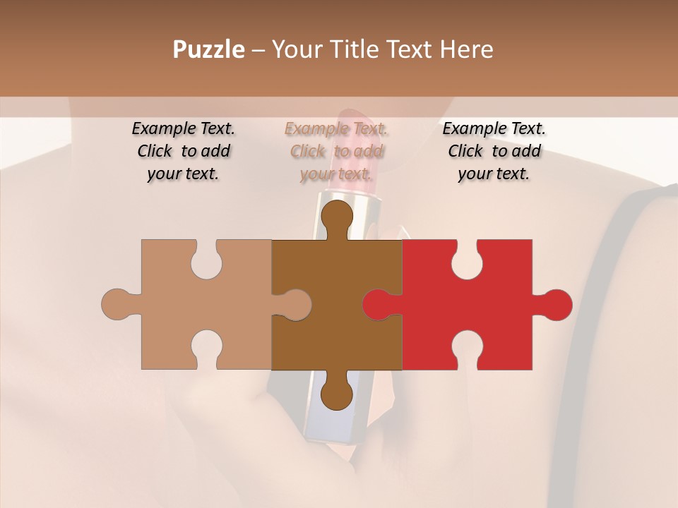 Happy Shot Girl PowerPoint Template