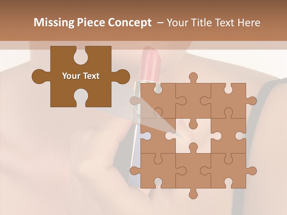 Happy Shot Girl PowerPoint Template