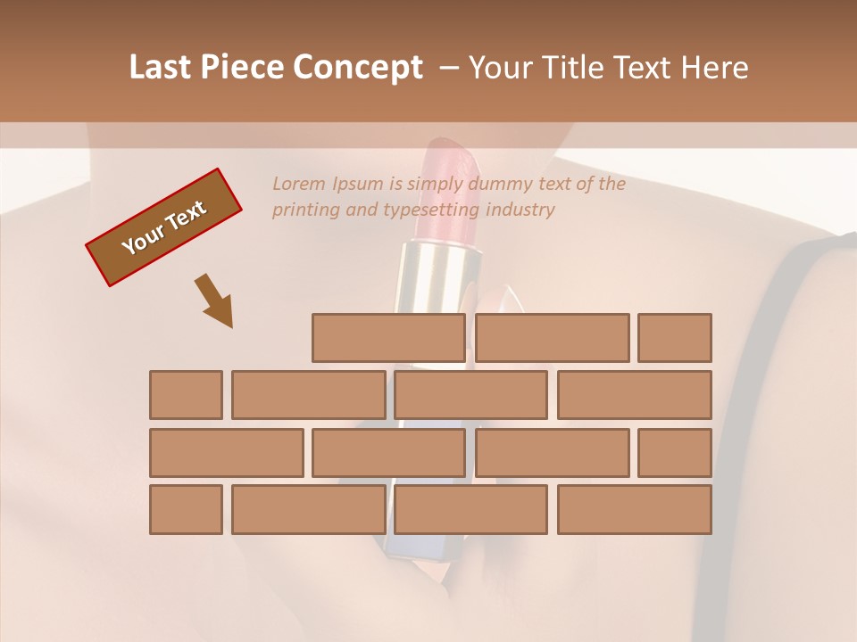 Happy Shot Girl PowerPoint Template