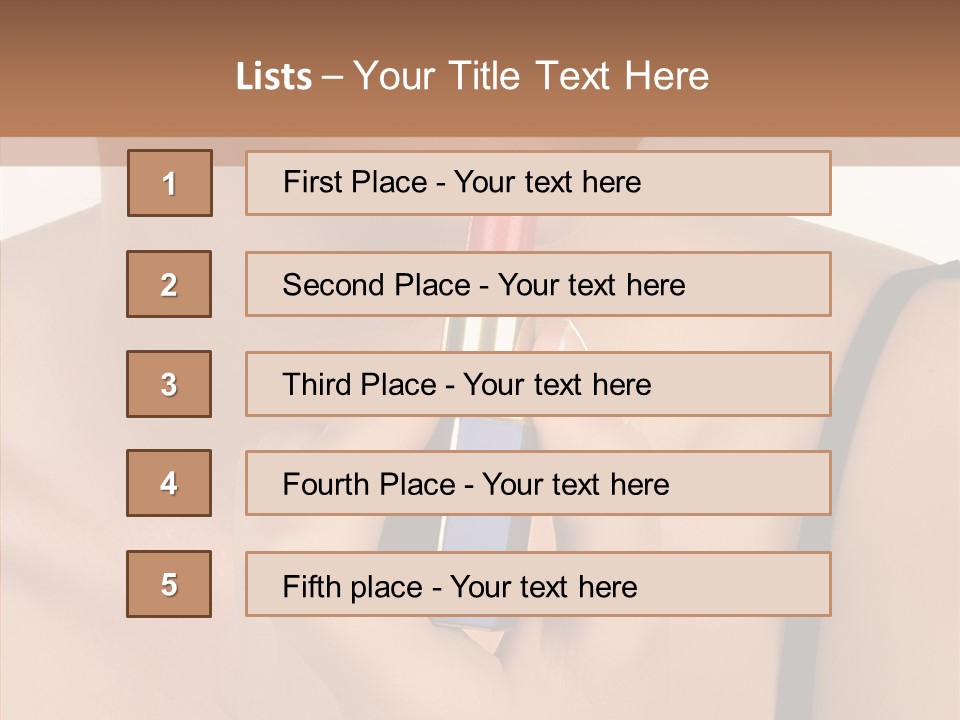 Happy Shot Girl PowerPoint Template