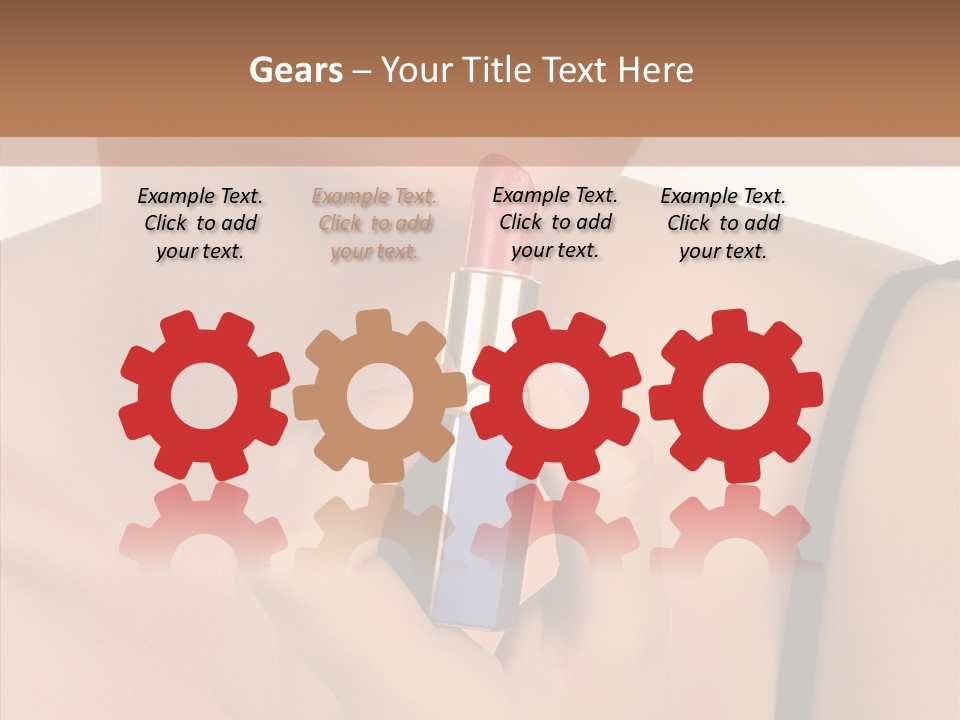 Happy Shot Girl PowerPoint Template