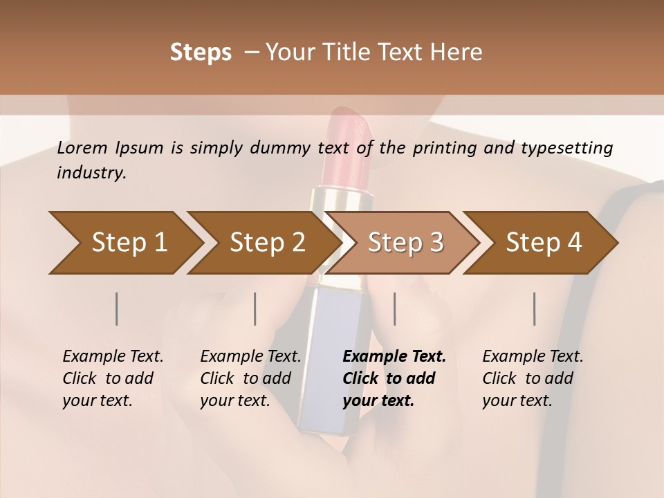 Happy Shot Girl PowerPoint Template