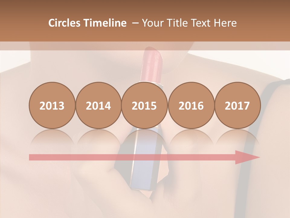 Happy Shot Girl PowerPoint Template