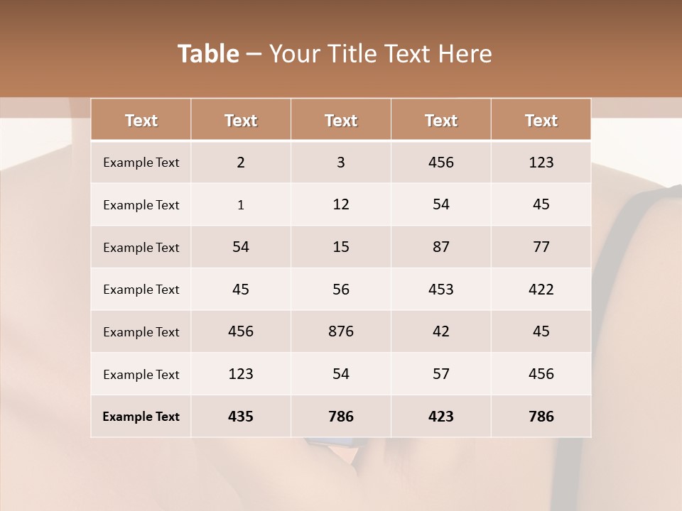 Happy Shot Girl PowerPoint Template