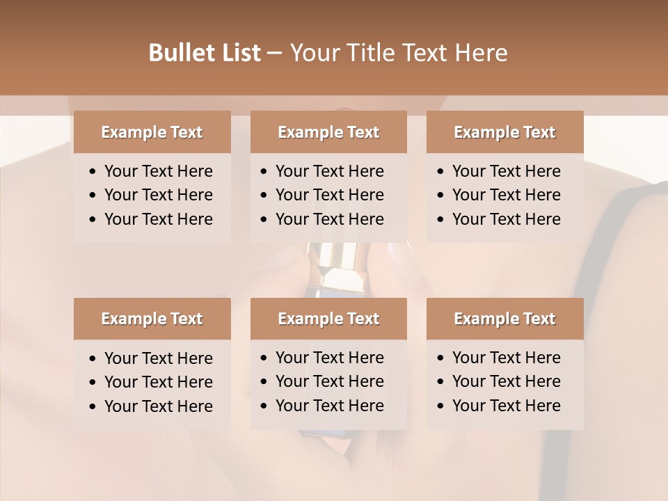 Happy Shot Girl PowerPoint Template