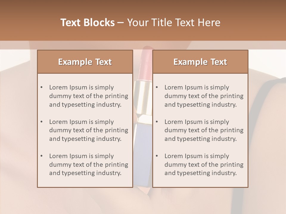 Happy Shot Girl PowerPoint Template