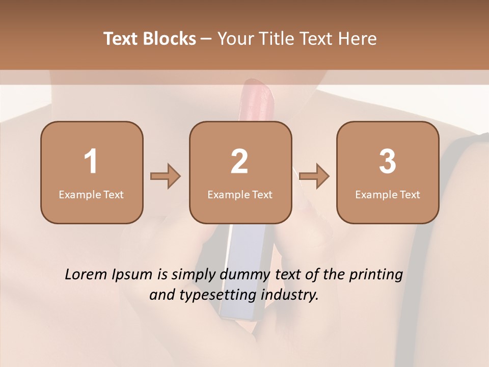 Happy Shot Girl PowerPoint Template
