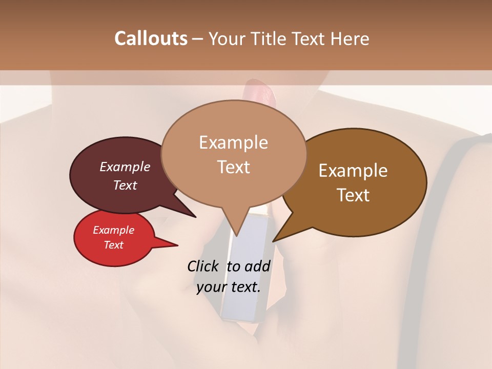 Happy Shot Girl PowerPoint Template