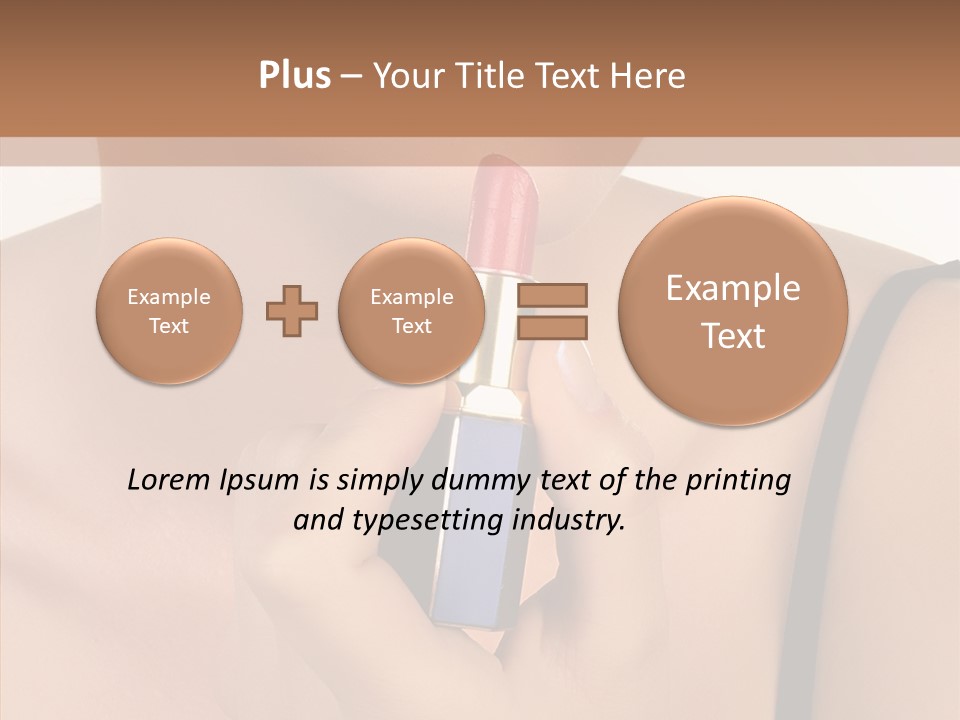 Happy Shot Girl PowerPoint Template