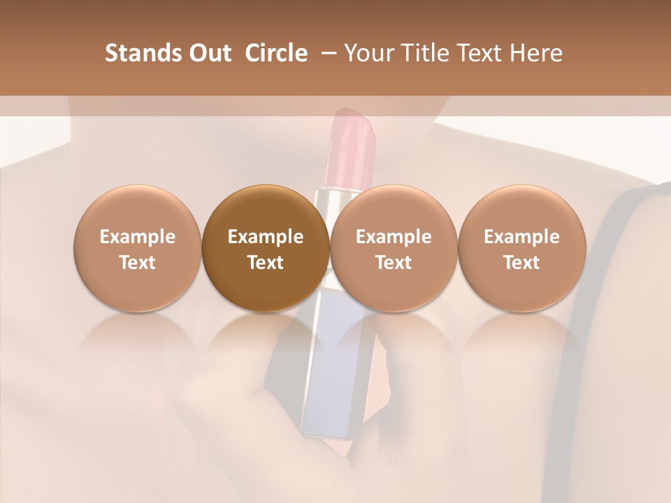 Happy Shot Girl PowerPoint Template