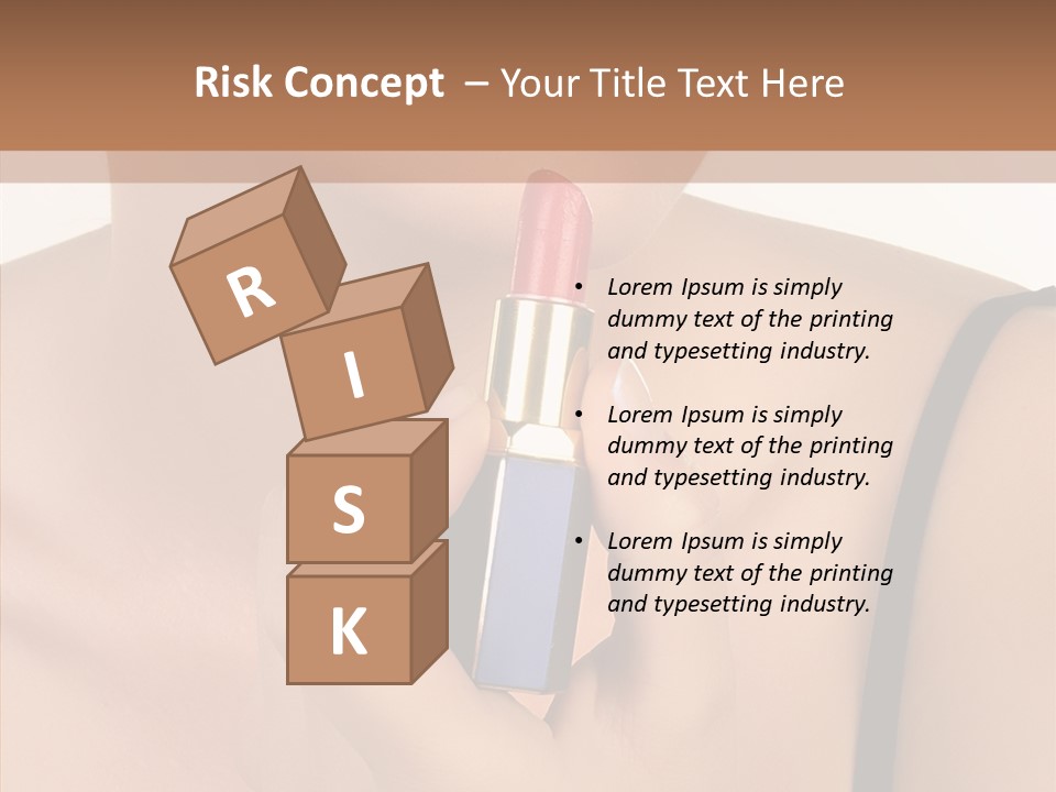 Happy Shot Girl PowerPoint Template