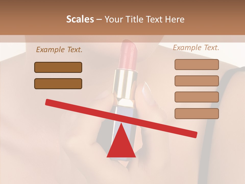 Happy Shot Girl PowerPoint Template