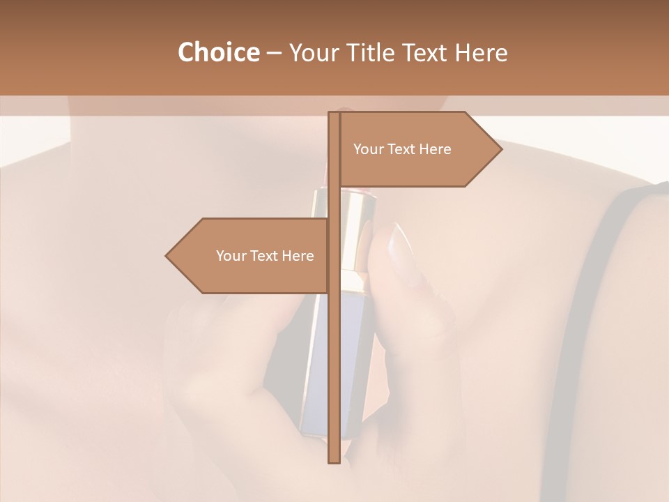 Happy Shot Girl PowerPoint Template