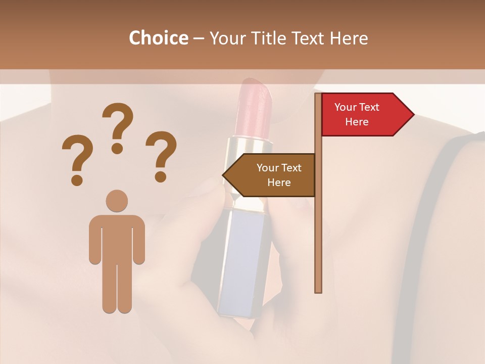 Happy Shot Girl PowerPoint Template