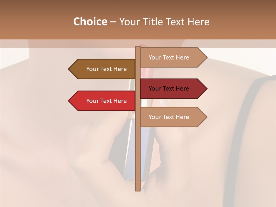 Happy Shot Girl PowerPoint Template