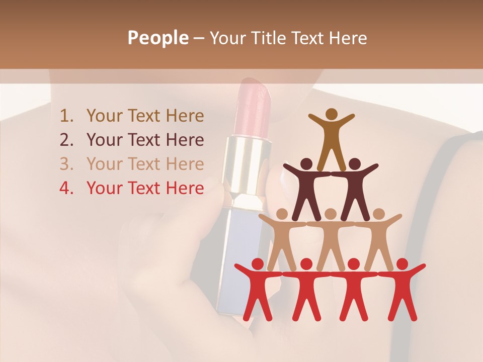 Happy Shot Girl PowerPoint Template