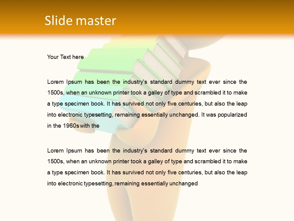 Child Abstract One PowerPoint Template