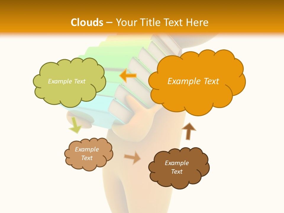 Child Abstract One PowerPoint Template