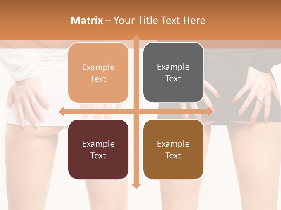 Model Hip Charming PowerPoint Template