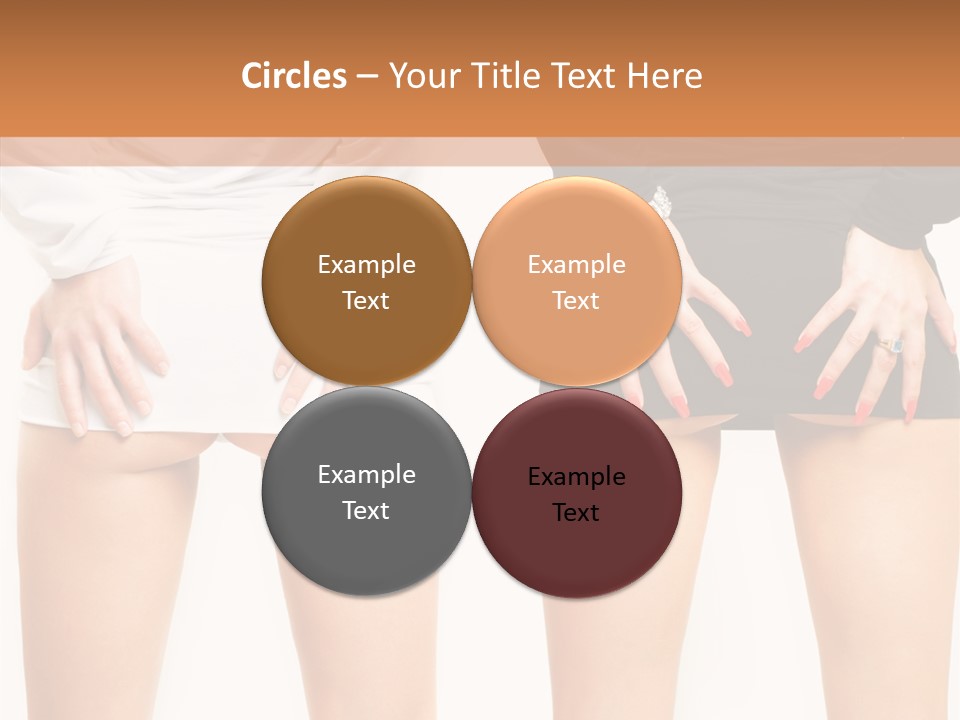 Model Hip Charming PowerPoint Template