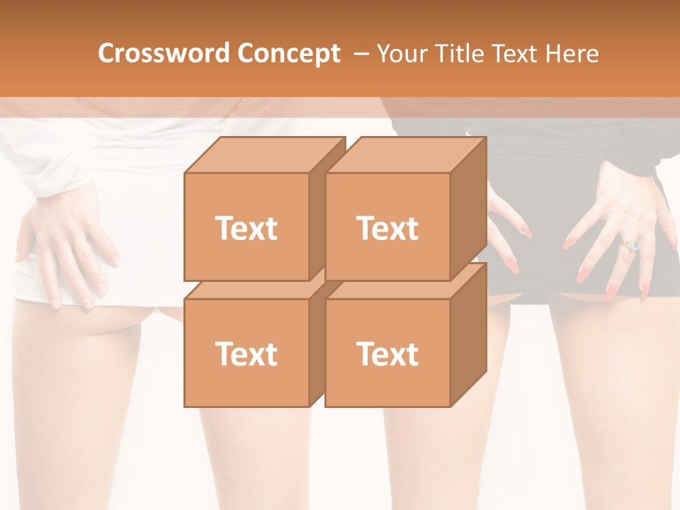 Model Hip Charming PowerPoint Template