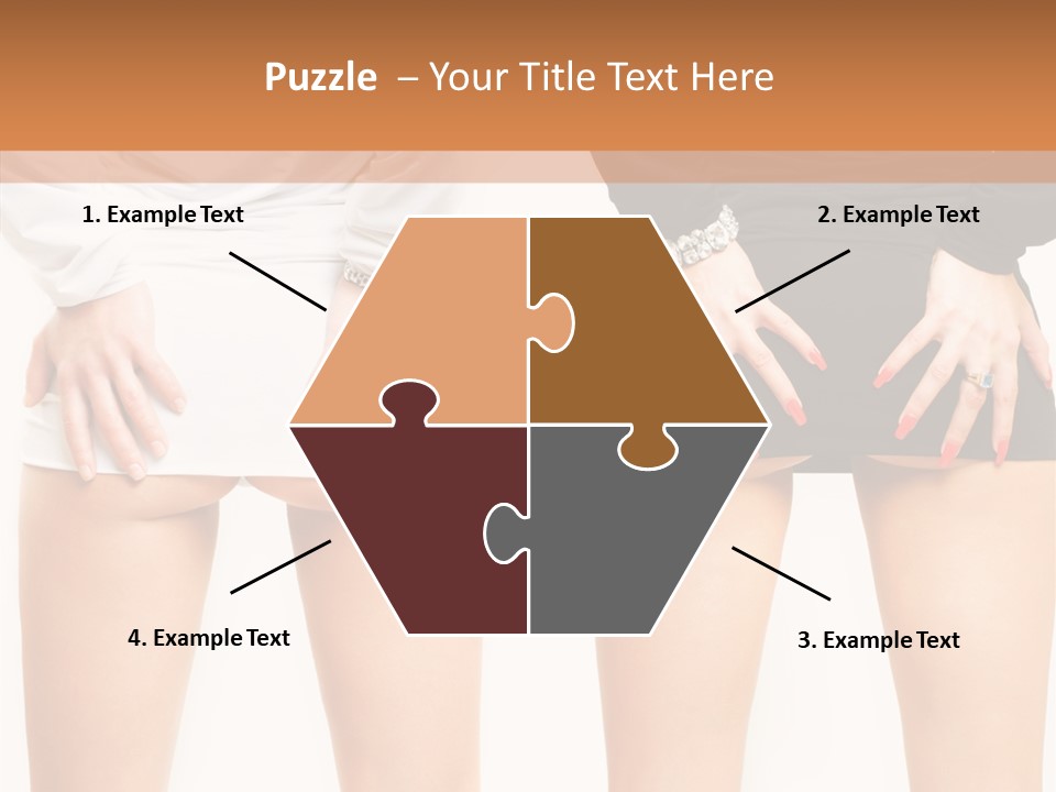 Model Hip Charming PowerPoint Template