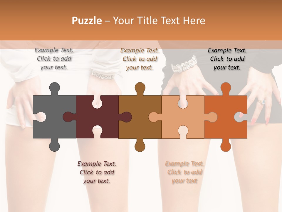 Model Hip Charming PowerPoint Template