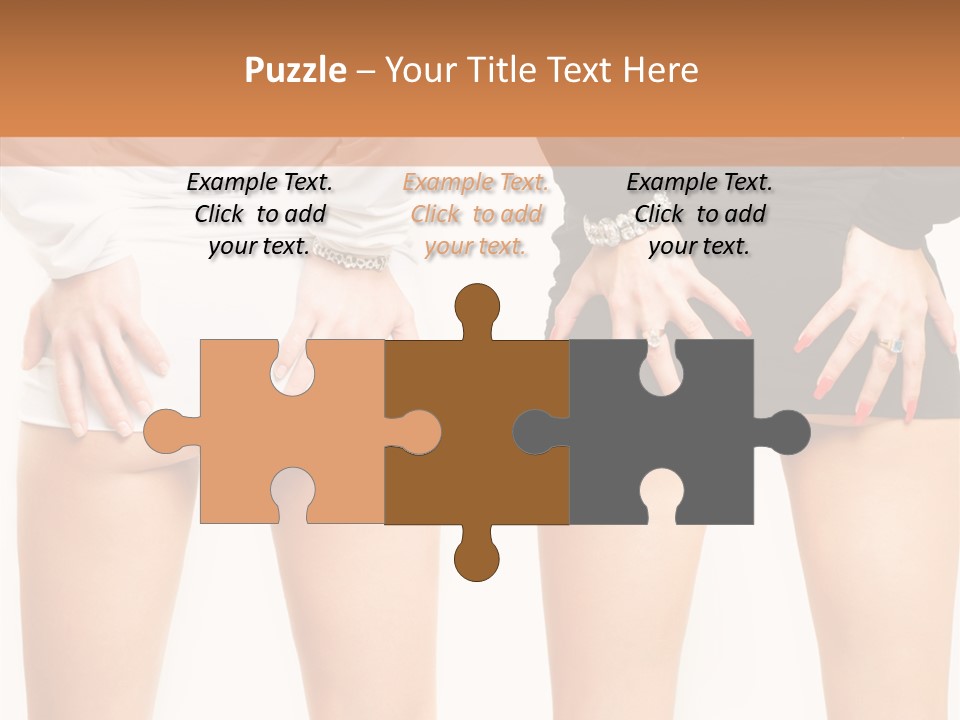 Model Hip Charming PowerPoint Template