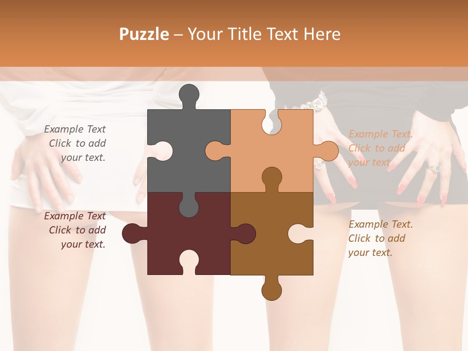 Model Hip Charming PowerPoint Template