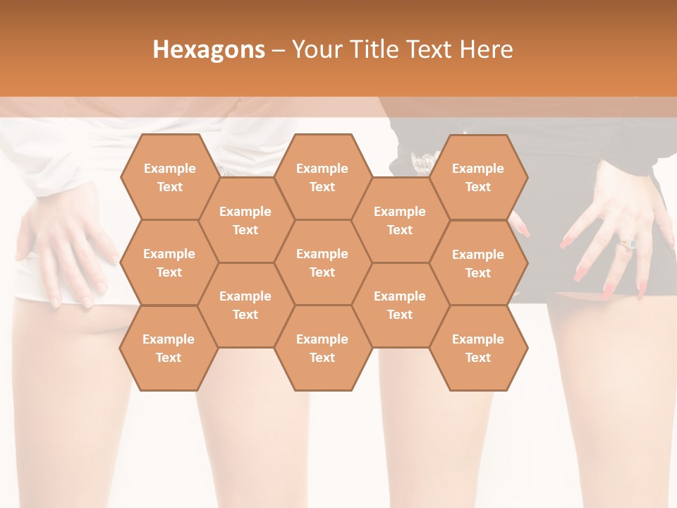 Model Hip Charming PowerPoint Template