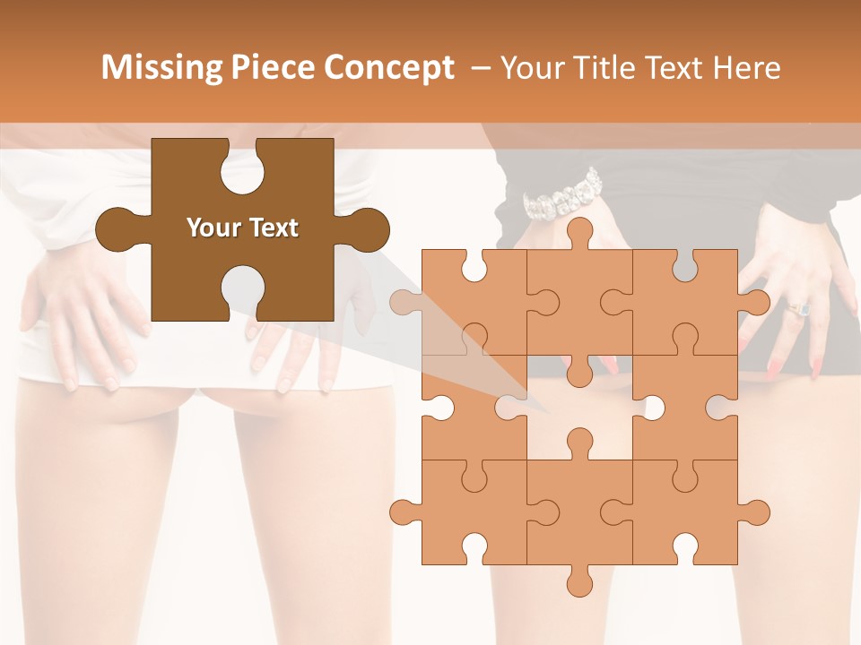 Model Hip Charming PowerPoint Template