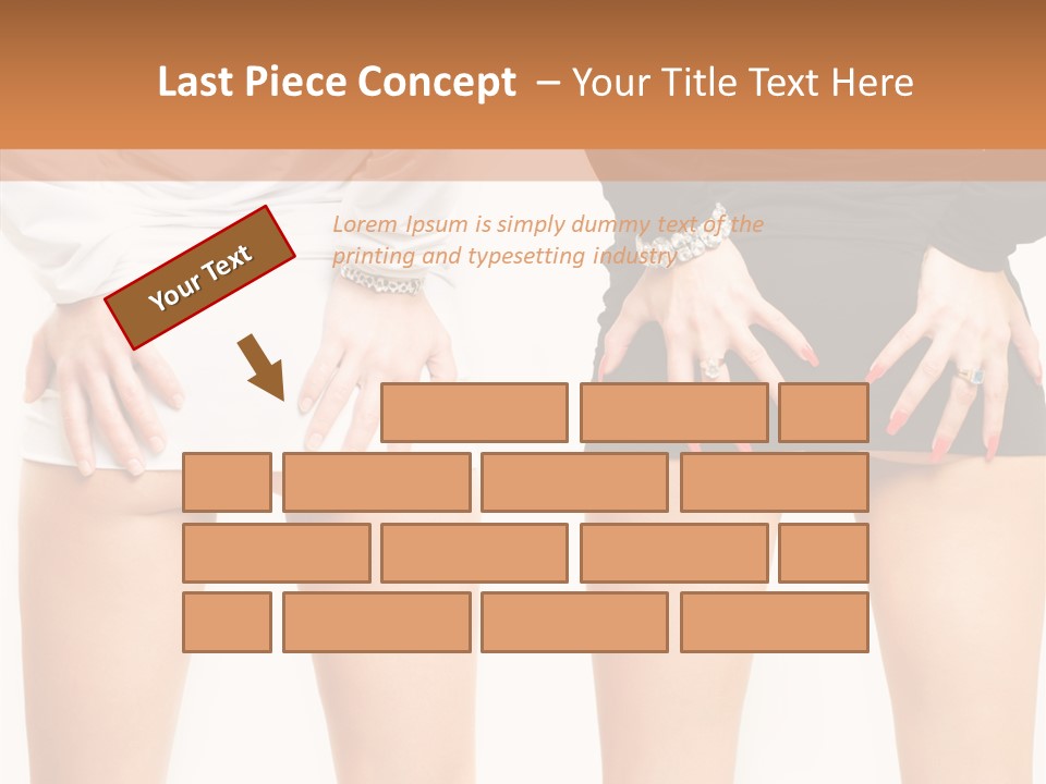 Model Hip Charming PowerPoint Template