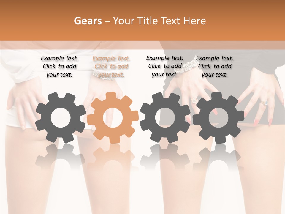 Model Hip Charming PowerPoint Template