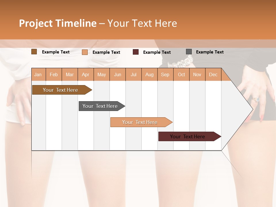 Model Hip Charming PowerPoint Template
