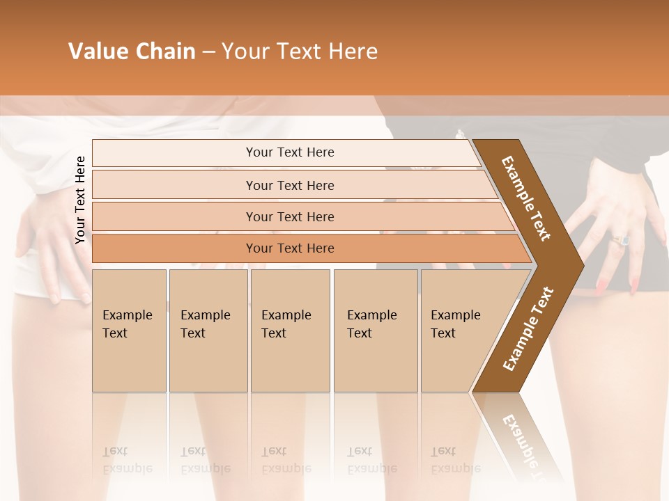 Model Hip Charming PowerPoint Template
