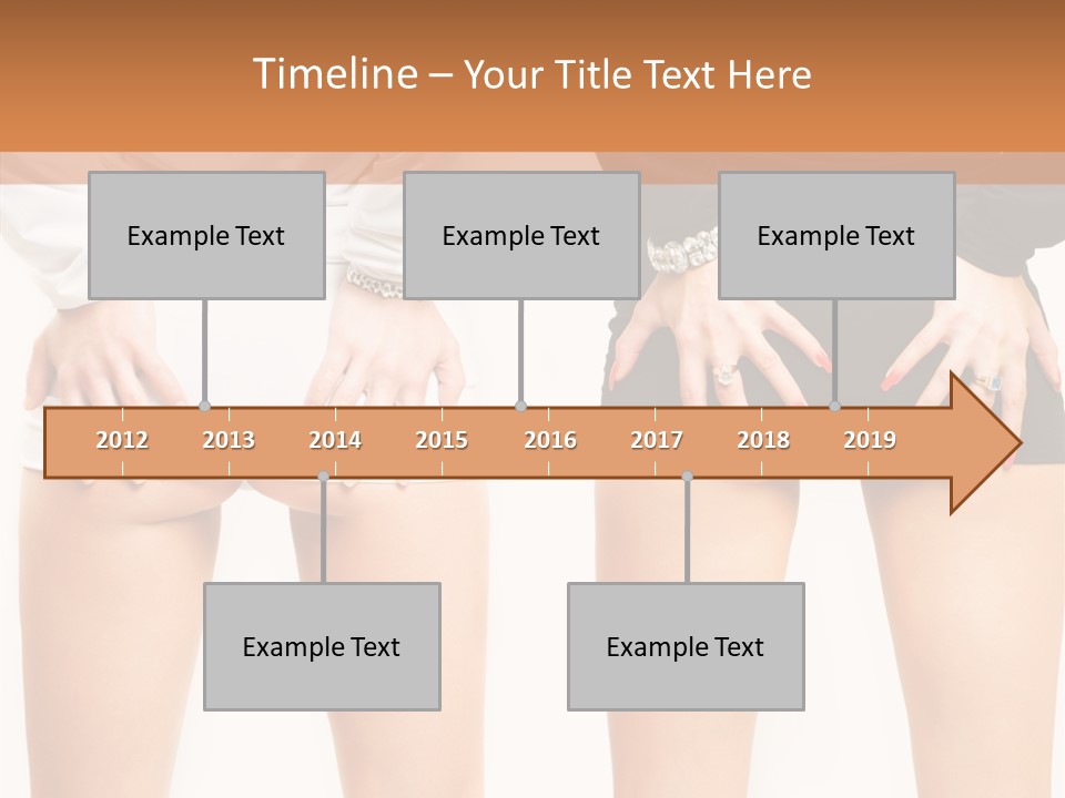 Model Hip Charming PowerPoint Template