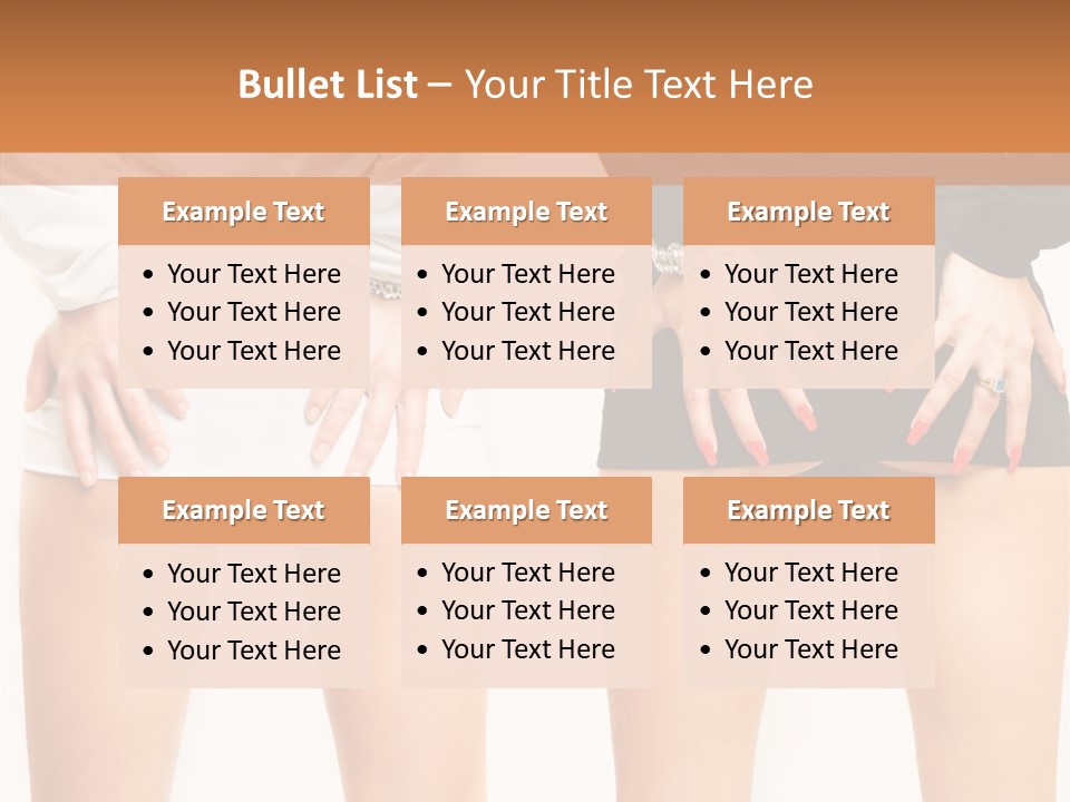 Model Hip Charming PowerPoint Template