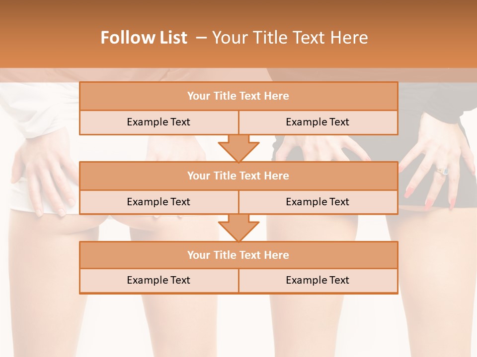 Model Hip Charming PowerPoint Template